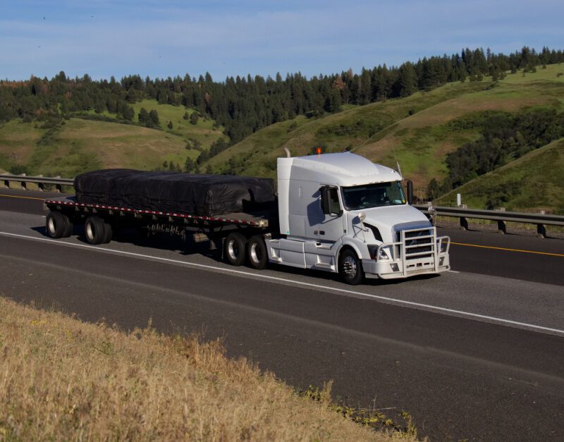 open deck trailer